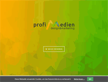 Tablet Screenshot of profimedien.net